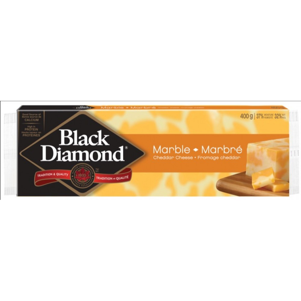 Cheese - Black Diamond - 400 g - Assorted Flavors