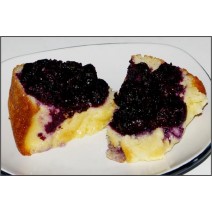 Lemon Cake and Fruit Compote - 2 Pieces