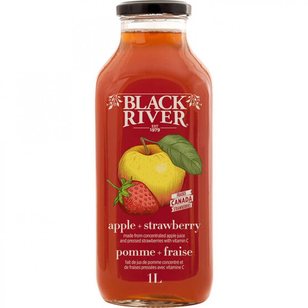 Pure Apple Strawberry Juice - Black River (1 L)