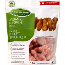 Yorkshire Valley Farms Organic Chicken Wings (1 kg bag)