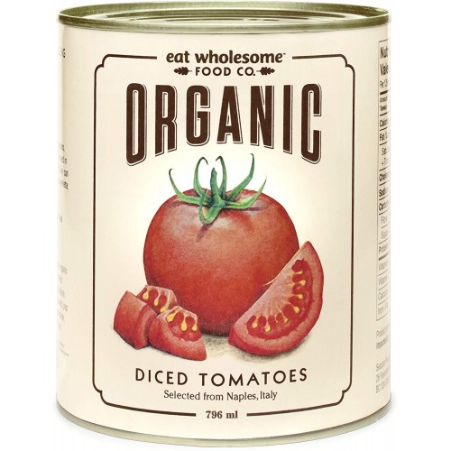 Diced Tomatoes - Organic - Eat Wholesome Food Co (796 ml) 