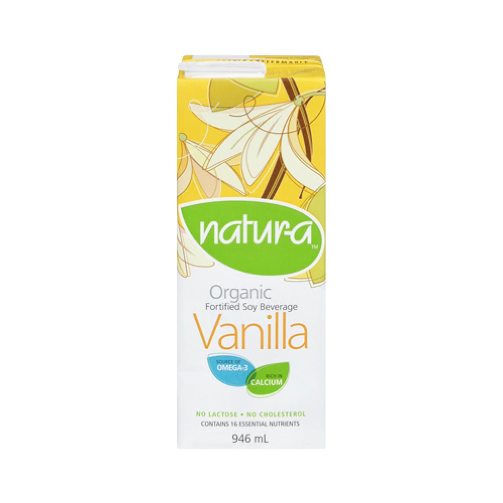 Soy Beverage - Organic - Vanilla - NaturaSoy -(946 ml) 