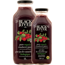 Pure Cranberry Juice - Organic - Black River (assorted sizes)