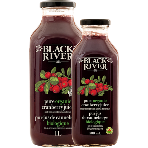 Pure Cranberry Juice - Organic - Black River (assorted sizes)