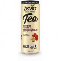 Sweetened Hibiscus Tea - Passion Fruit - Organic - Zevia (355 ml) 