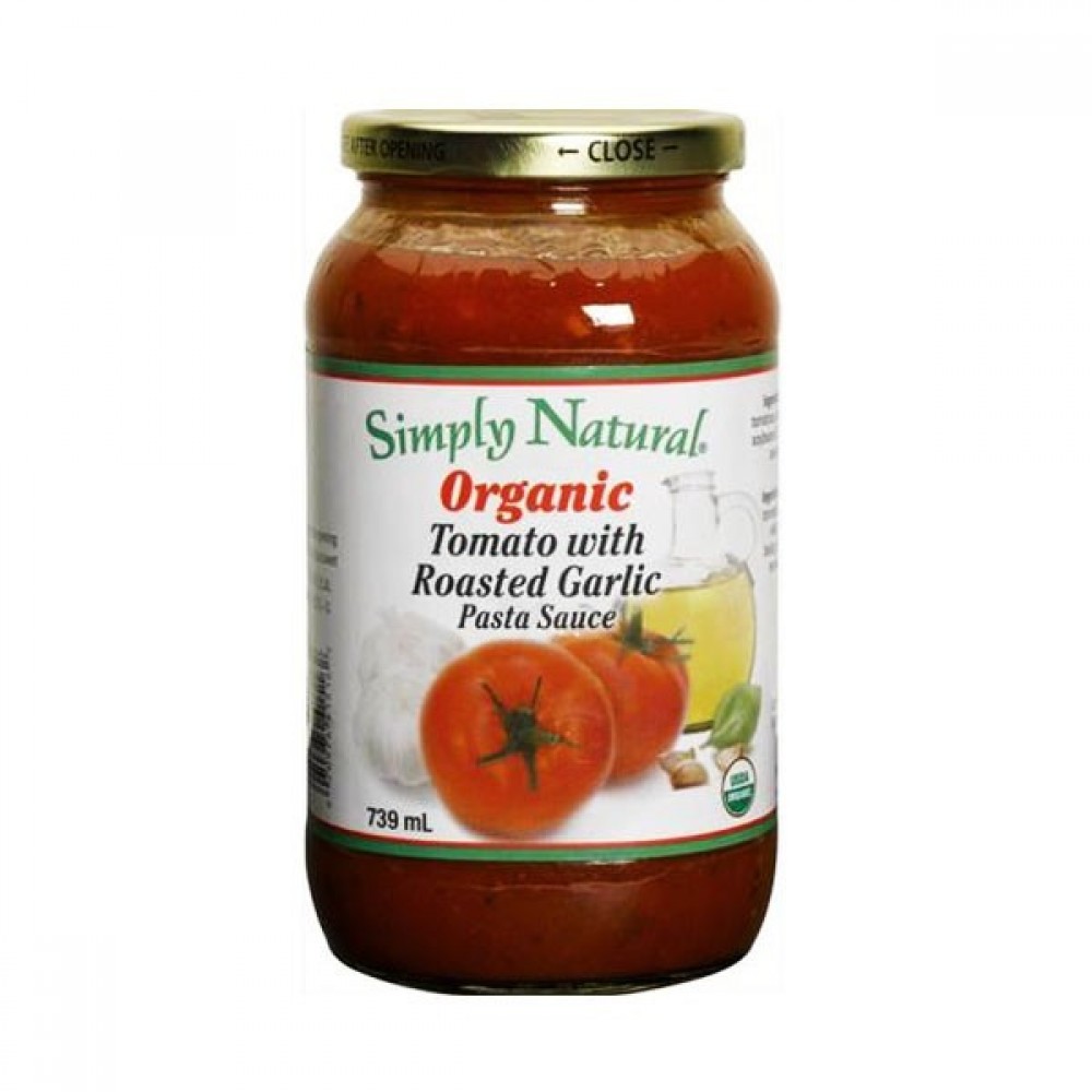 Pasta Sauce - Organic - Simply Natural - Roasted Garlic (739 ml)