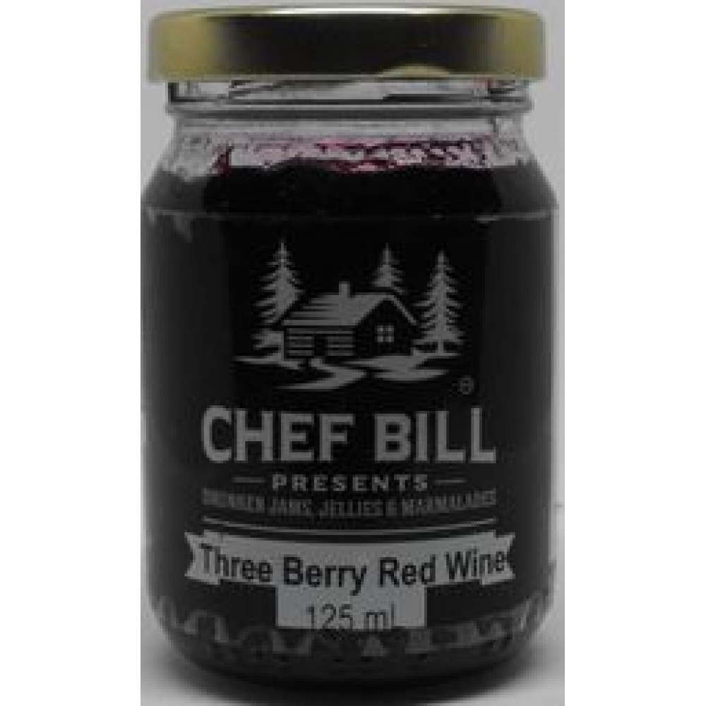 3 Berry Red Wine Jam - assorted sizes