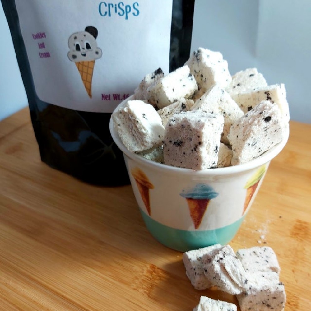 Ice Cream Crisps Cookies and Cream