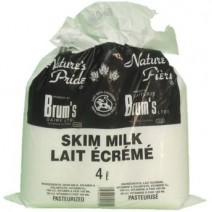 Milk - Skim - Brum's Dairy - 4L