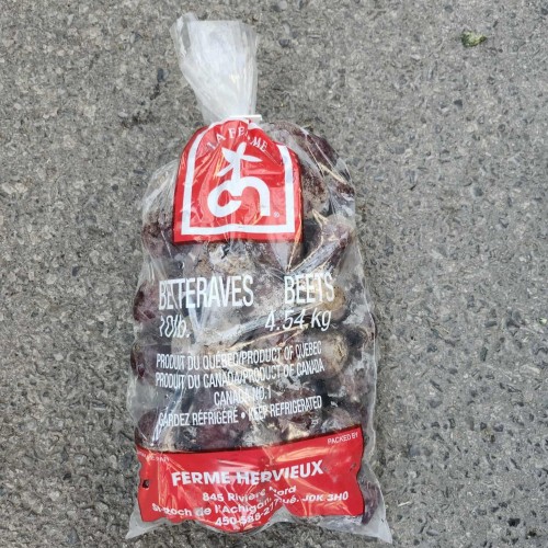 Beets- Locally Grown - 10 lb bag