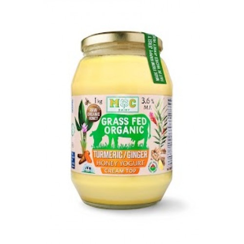 Yogurt - MC Dairy - Organic - Tumeric Ginger Honey - 6 x 1 Kg