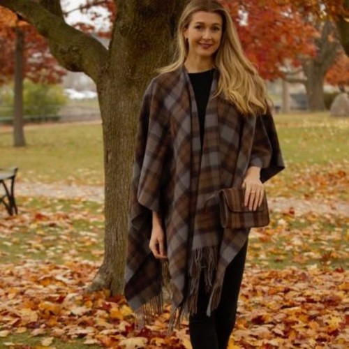 Outlander Tartan Lambswool Cape