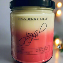  Cranberry Loaf Soy Wax Candles - 8 oz