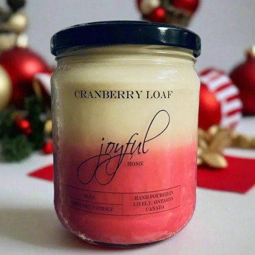 Cranberry Loaf Soy Candles - 16 oz