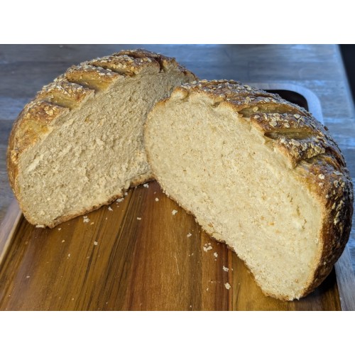 Honey Oat Sourdough Bread