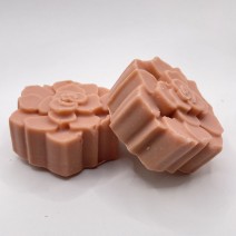 Soap - Geranium Pink Clay  - Flower - Handmade