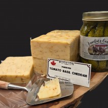 Tomato Basil Cheddar per lb.