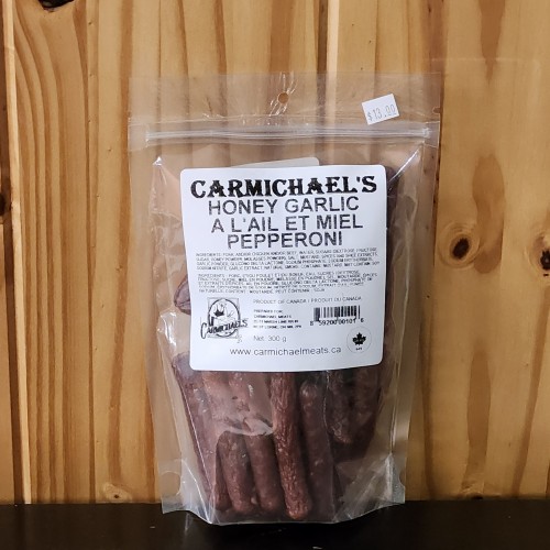 Pepperoni Sticks - Carmichael's -300 g  - Honey Garlic 