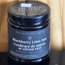 Jam - Blackberry Lime - Top Shelf Preserves- 190 g