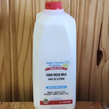 Milk - 4.3% - Farm Fresh -  Organic- Upper Canada Creamery  - 2L