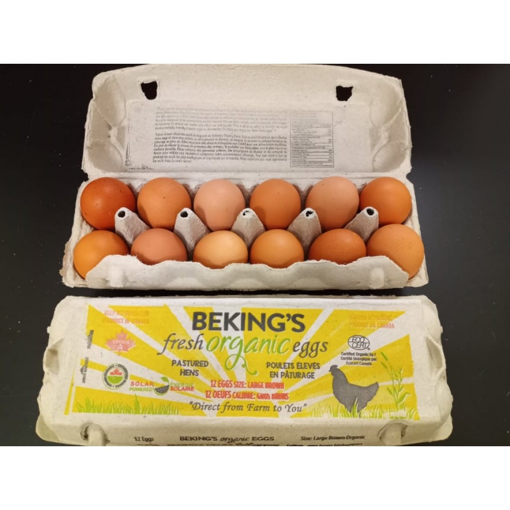 Eggs- Beking's - Organic (dozen)