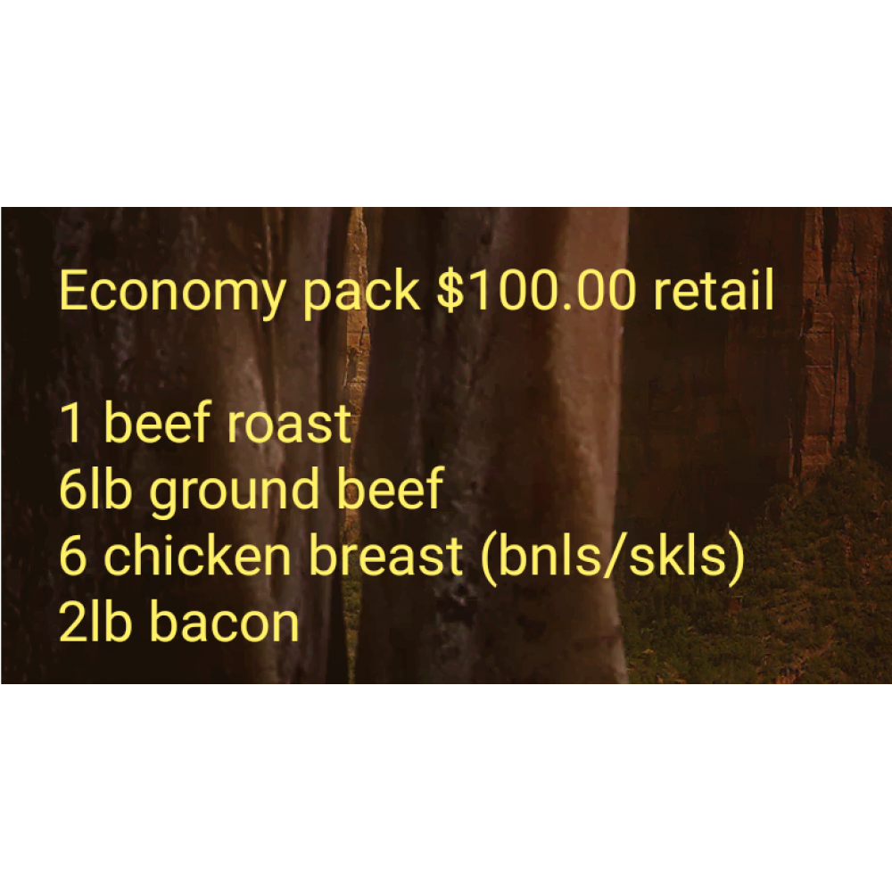Freezer Order #1 - Economy Pack