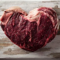 Heart Shaped Butterflied Rib Eye Steak - Fresh - Approx 1lb