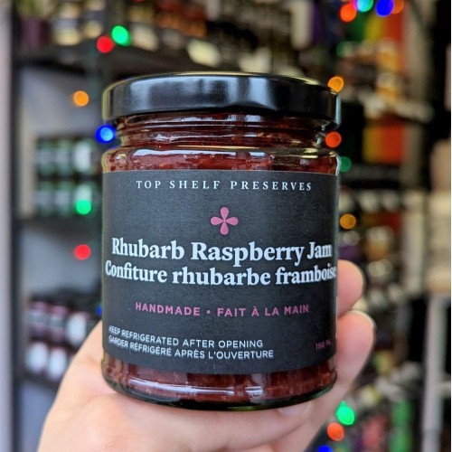 Top Shelf Preserves - Rhubarb Raspberry Jam - 190 ml