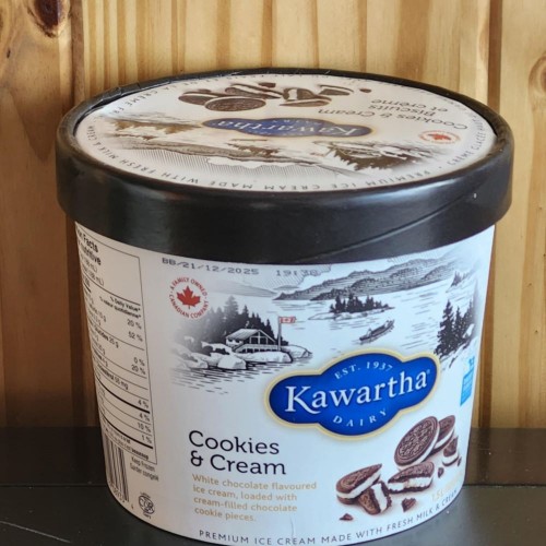 Ice Cream - Kawartha - Cookies and Cream - 1.5 