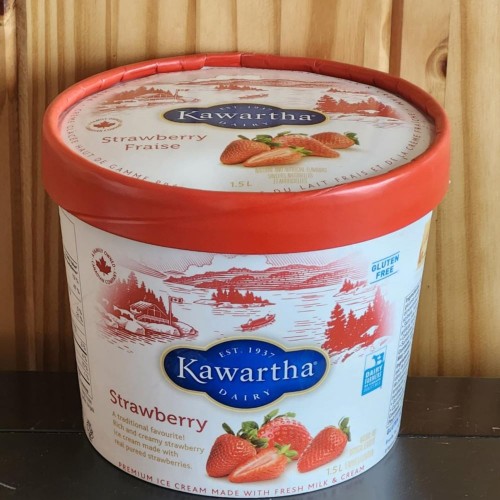 Ice Cream - Kawartha - Strawberry- 1.5 L