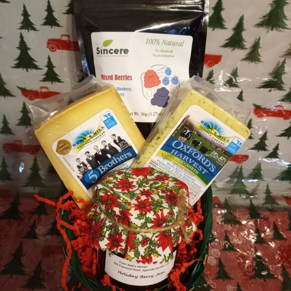  Cheese and Treats Gift Box- Small